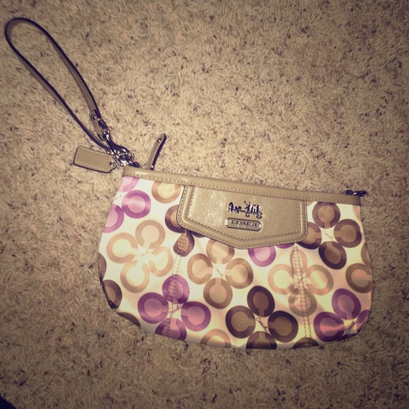 Small Coach Bag with Wrist Strap