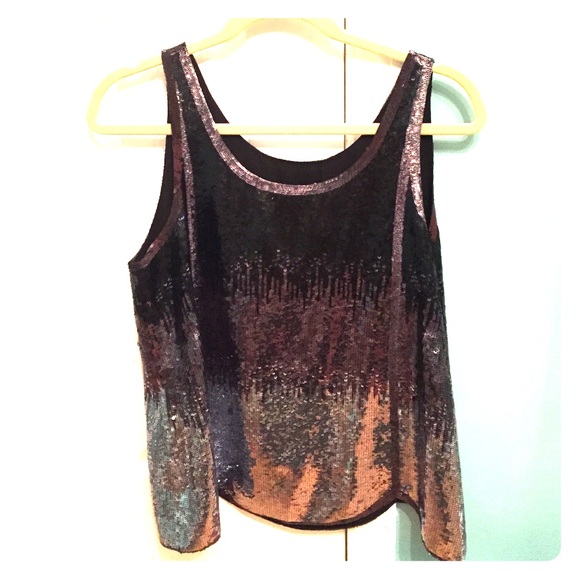 BCBG sequin tank