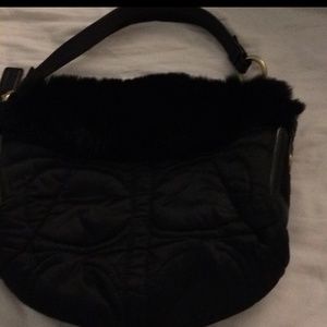 REAL Coach black purse.