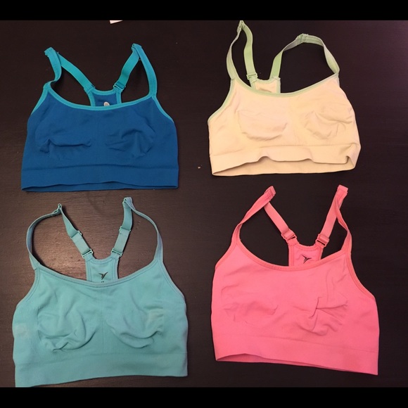 Old Navy Sports Bra Set of Four!!