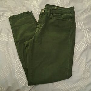 SOLD Sateen Toothpick Jeans