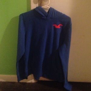 Blue hoodie Hollister sweatshirt