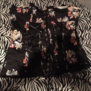 Corset shirt