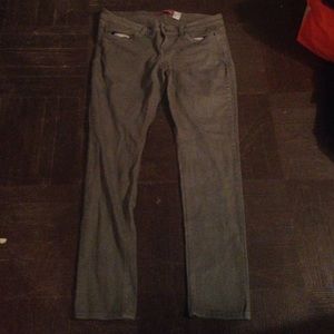 Greenish grey jeans