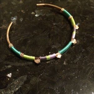 Stella and Dot Colorblock Cuff in Citron