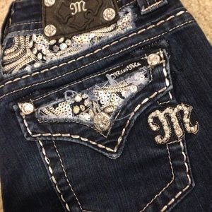 Miss me cropped skinny size 27
