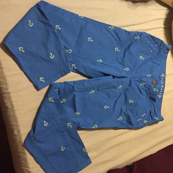 Nautical Anchor Capris