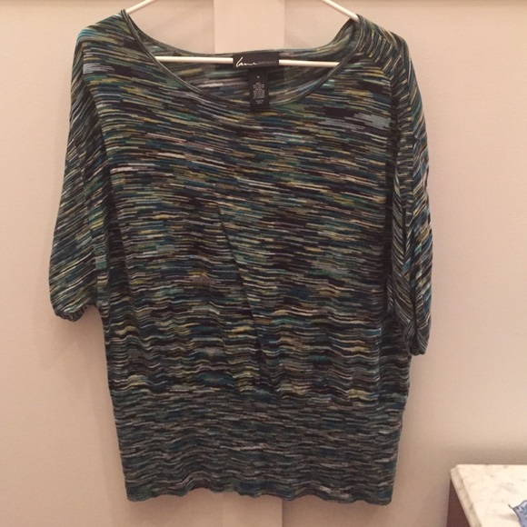 Colorful striped top