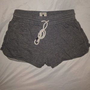 Grey Drawstring Shorts