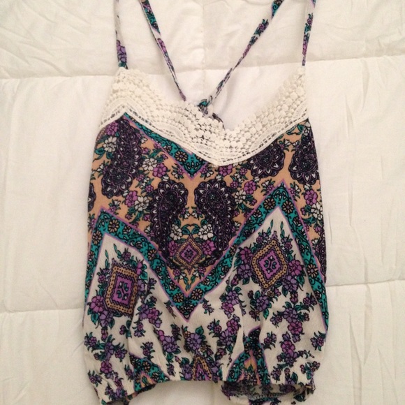 Pacsun cross-back tank top:)