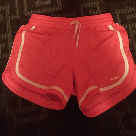 Pink reebok shorts
