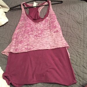 Purple tank