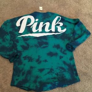 VS Pink Tie Dye Crewneck