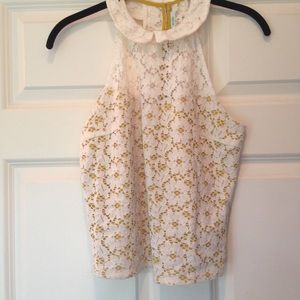 Kimchi Blue lace crop top