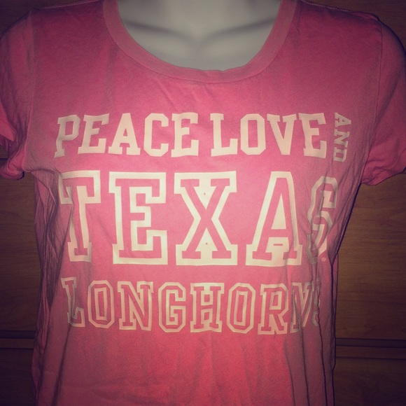 Victoria's Secret Pink Texas Longhorns Tee