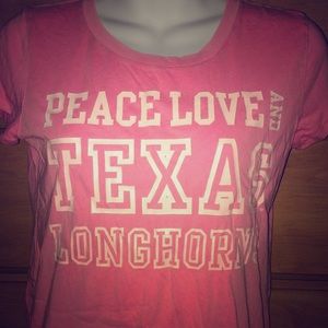 Victoria's Secret Pink Texas Longhorns Tee