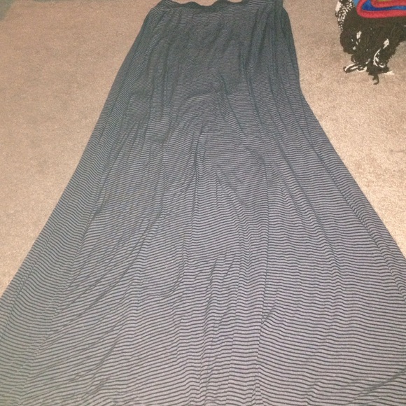 a long skirt