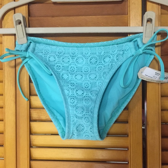 Teal Lace Bikini Bottom