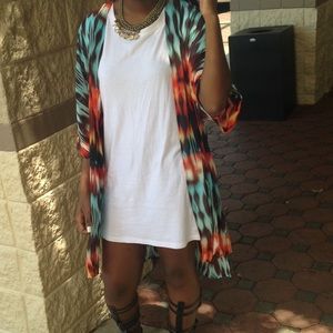 White tshirt dress
