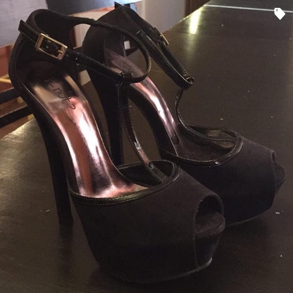 Black Platform Heels