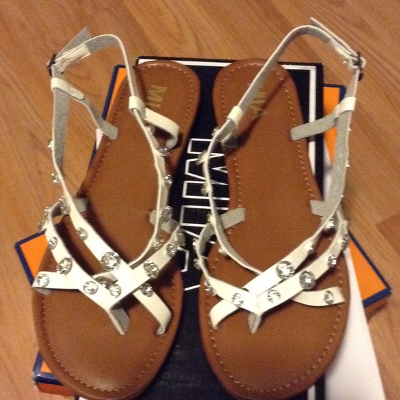 Cute white sandals