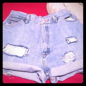 Destroyed shorts