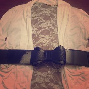 White House Black Market Bow Belt
