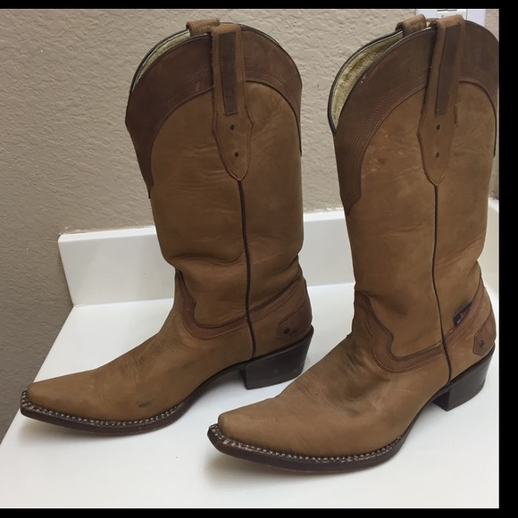 Real leather hard core cowboy boots - Picture 3 of 4