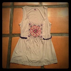 Anthropologie gray top