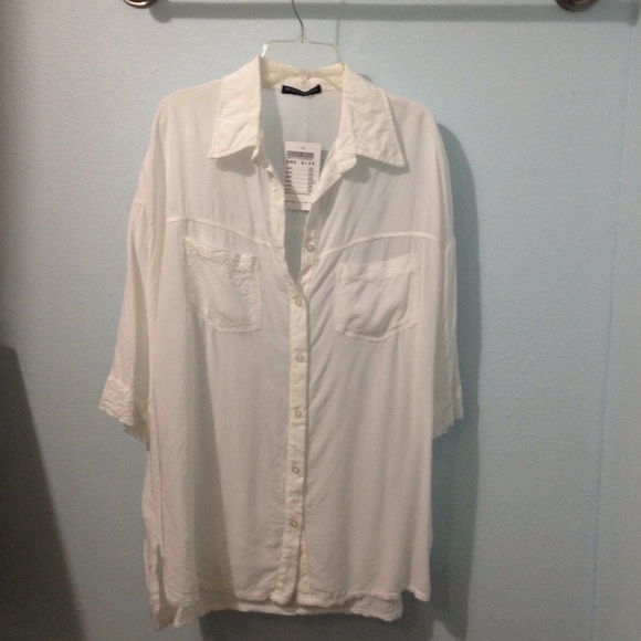 Brandy Melville collared shirt/tunic