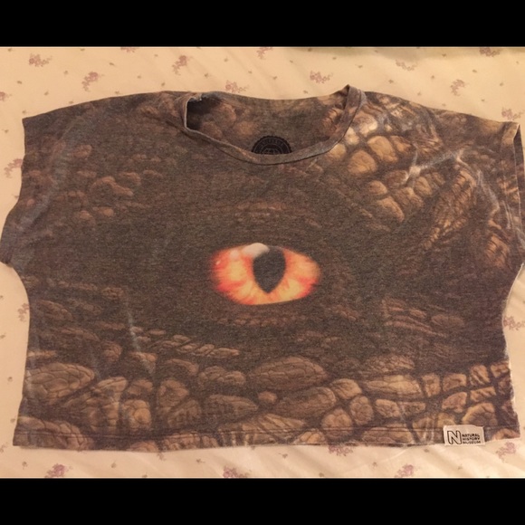 Natural History Museum Dragon Crop Top