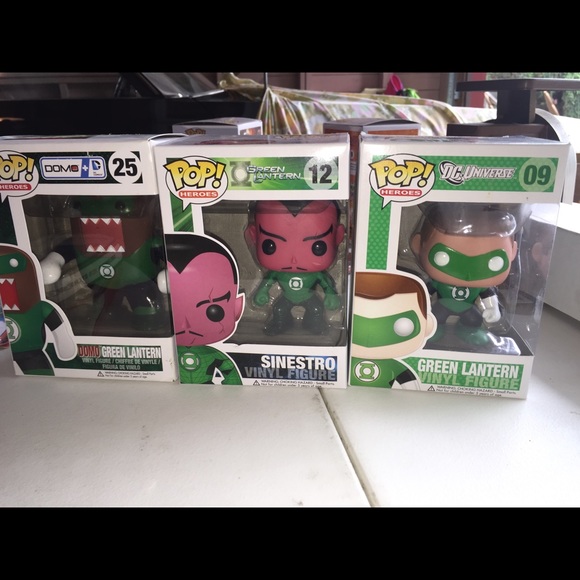 FINKO POP Retired SINESTRO GREEN LANTERN DC DOMO