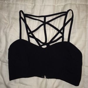 Black croptop/bralett