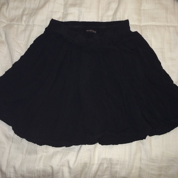 Brandy black skater skirt