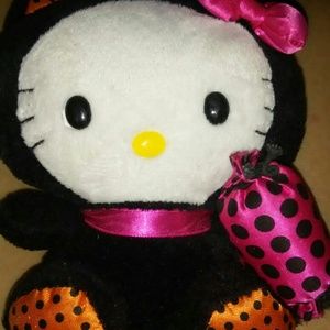 On hold Halloween hello kitty