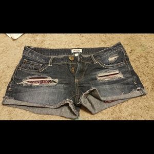Mudd dark denim shorts