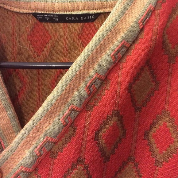 Zara Basic Tribal Blazer - Picture 2 of 4