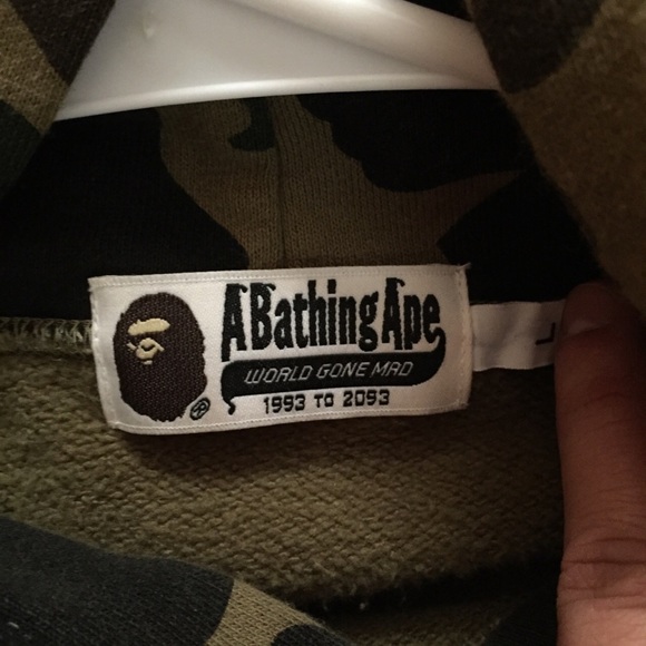 Bape Camo Pullover Hoodie ****SOLD**** - Picture 3 of 4