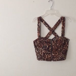 Cheetah Bustier
