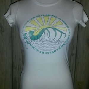 Billabong white t-shirt sm