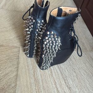 Jeffrey Campbell studded wedge platform