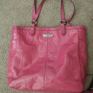 Coach leather purse