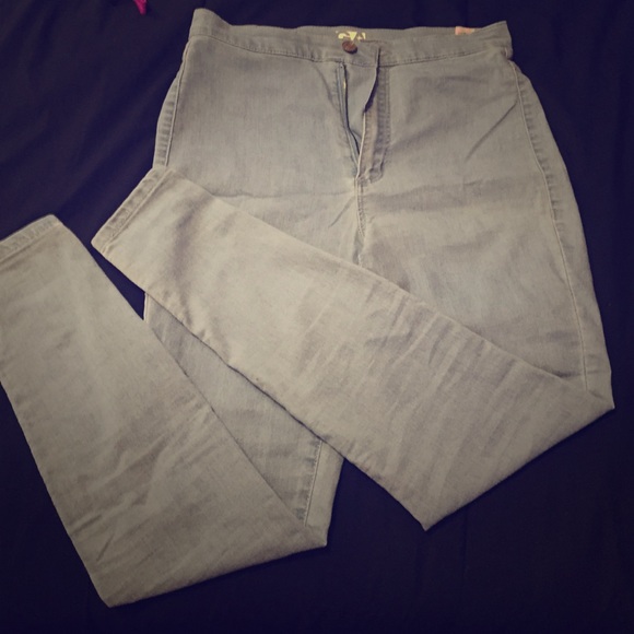 HIGH WAISTED Roller Jegging! Size 9!