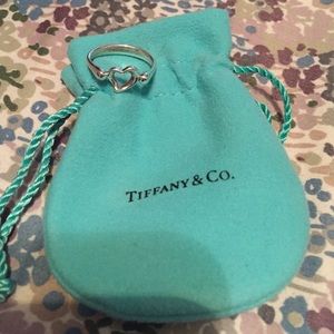 Tiffany Elsa peretti open heart ring