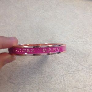 Marc Jacobs rose gold and pink bangle