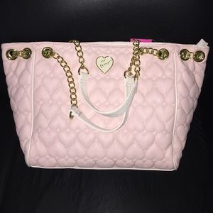💖Betsey Johnson gold chain tote 💖