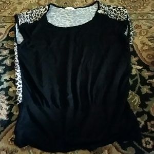 Cheetah print tunic