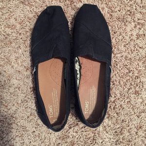 TOMS shoes, black, size 9