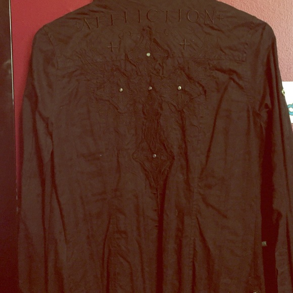 Affliction button down