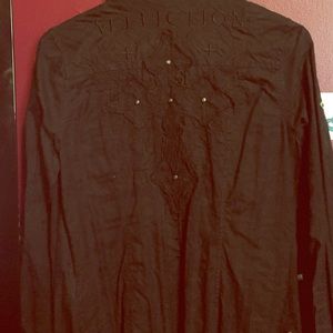 Affliction button down